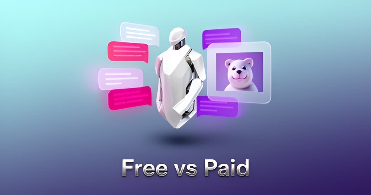 AI girlfriend with pictures online free: what's actually free vs paid