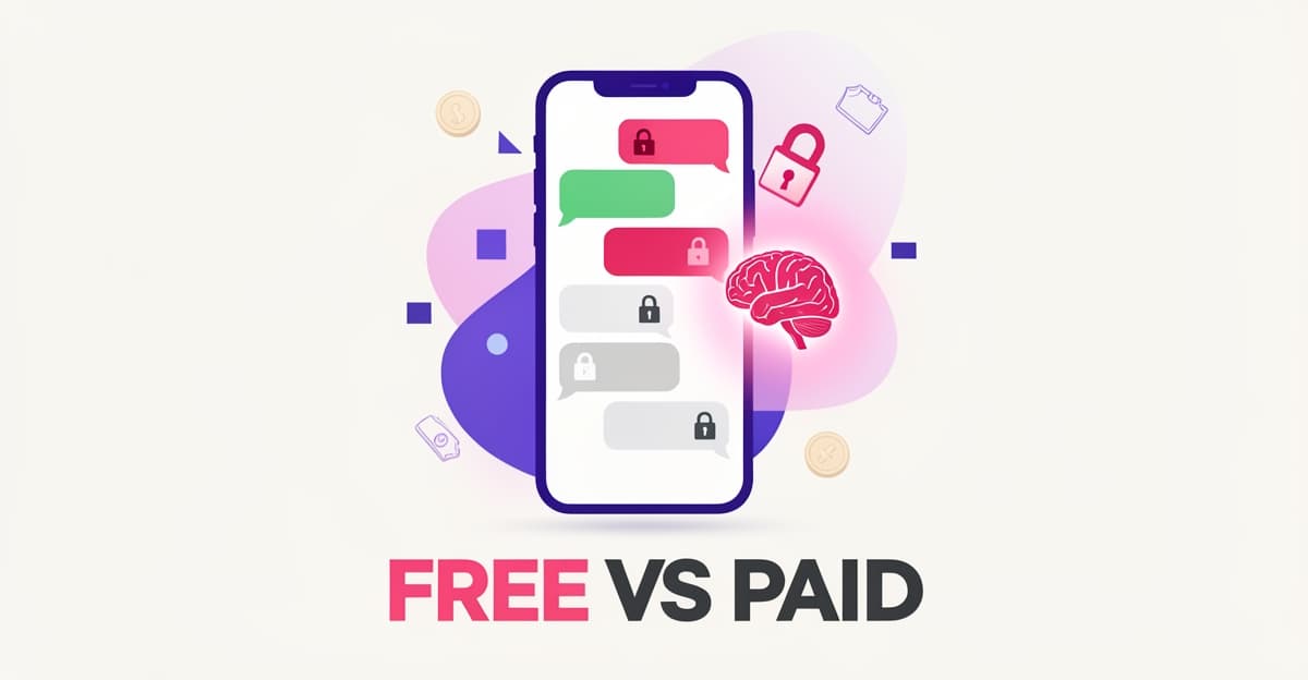 Truly free AI girlfriend: what's actually free vs paid